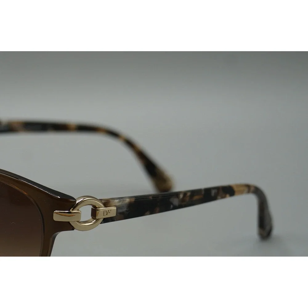 Diane von Furstenberg Isabella Sunglasses Brown Tortoise Cat Eye DV593S 207